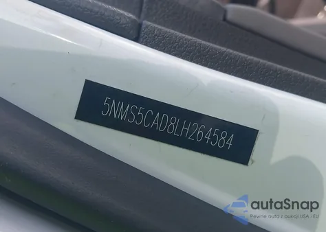 2020 Hyundai Santa Fe Limited from USA, damaged, VIN 5NMS5CAD8LH264584